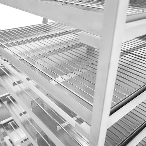 Рама с сетками и поддонами для обжарки шестиярусная