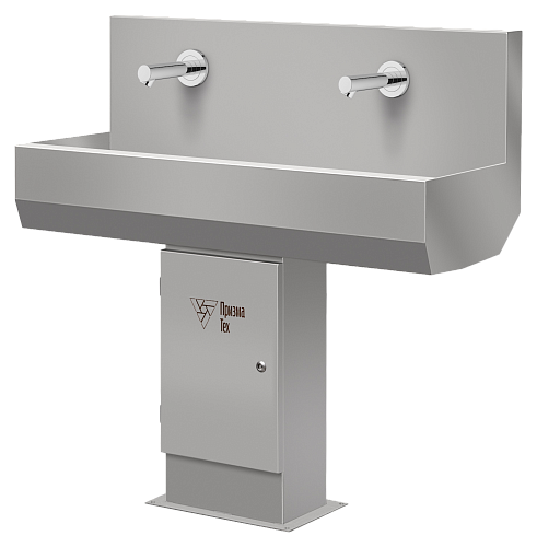 Мойка для рук бесконтактная двухсекционная