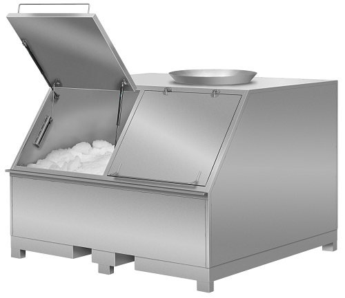 Бункер утепленный для льдогенератора