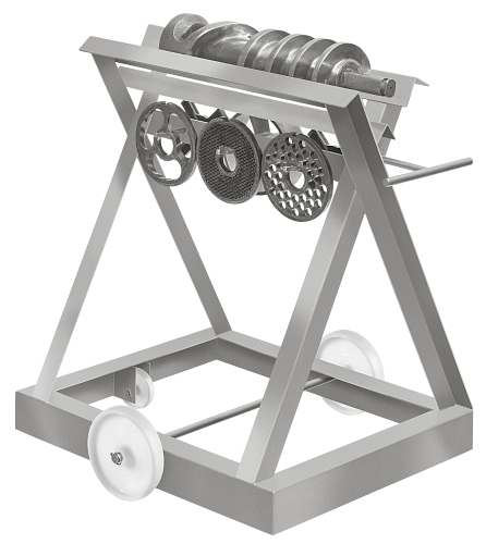 X-образная тележка для хранения и перевозки запчастей