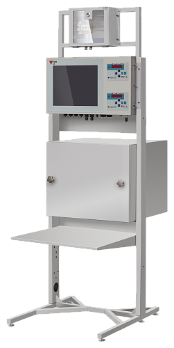 Стойка с промышленным компьютером